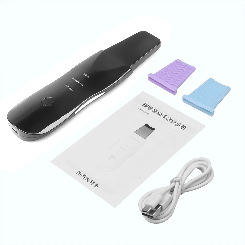 Ultrasonic Facial Scrubber | Deep Cleansing & Skin Rejuvenation