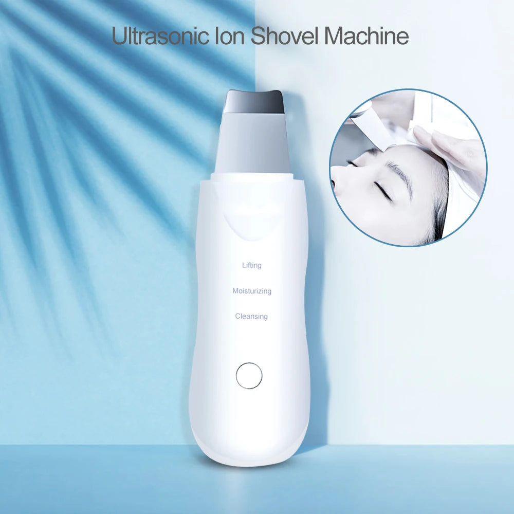 Ultrasonic Facial Scrubber | Deep Cleansing & Skin Rejuvenation