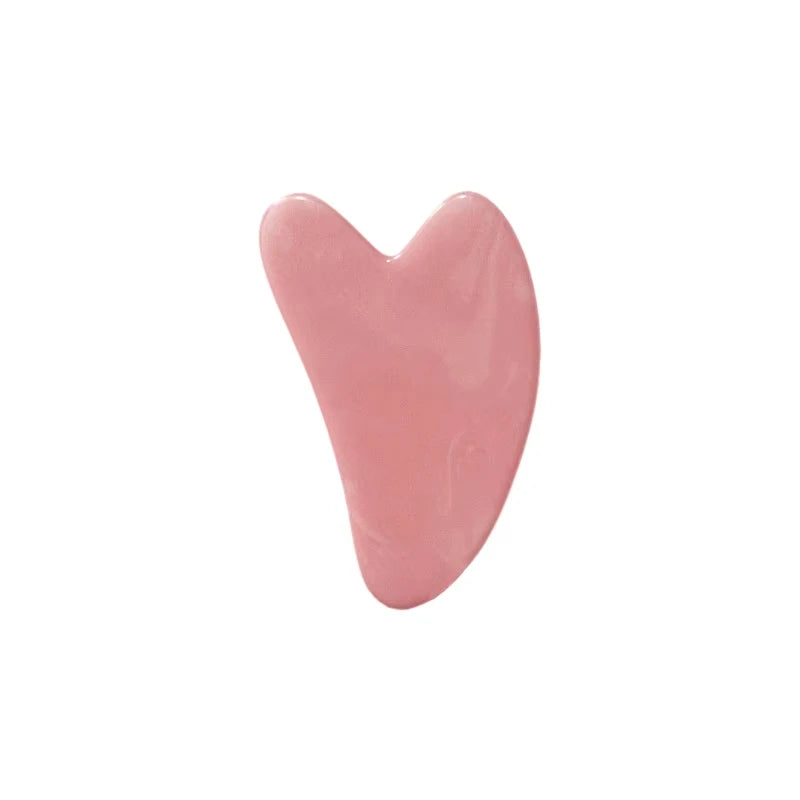 Facial Massage Set: Rose Quartz Roller & Gua Sha | Relaxation & Skincare
